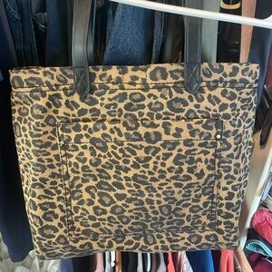 Leopard Print Tote Bag